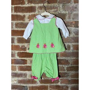 Vintage Peaches & Cream 3 Piece Set 3-6m